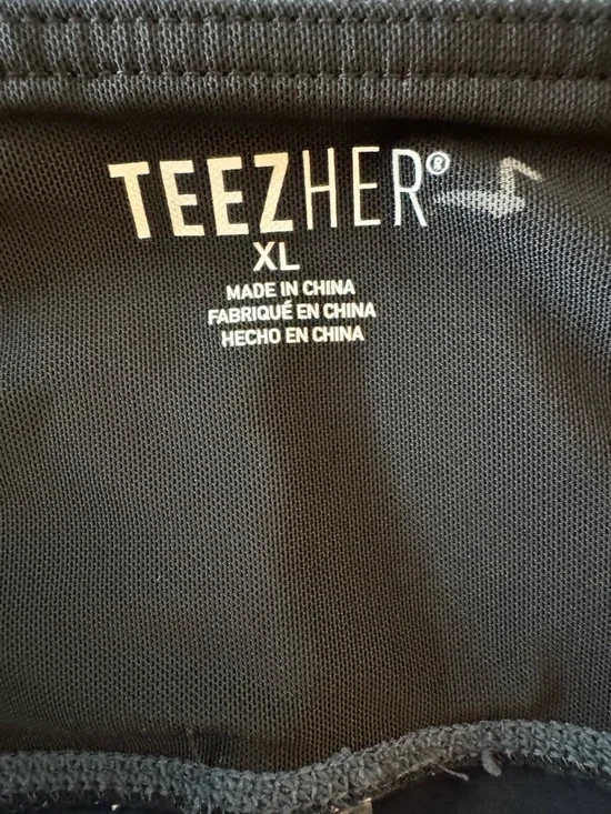 Women’s TeezHer Pull-on Tummy Control Slimming Stretch Denim Skort Size XL - Picture 5 of 6